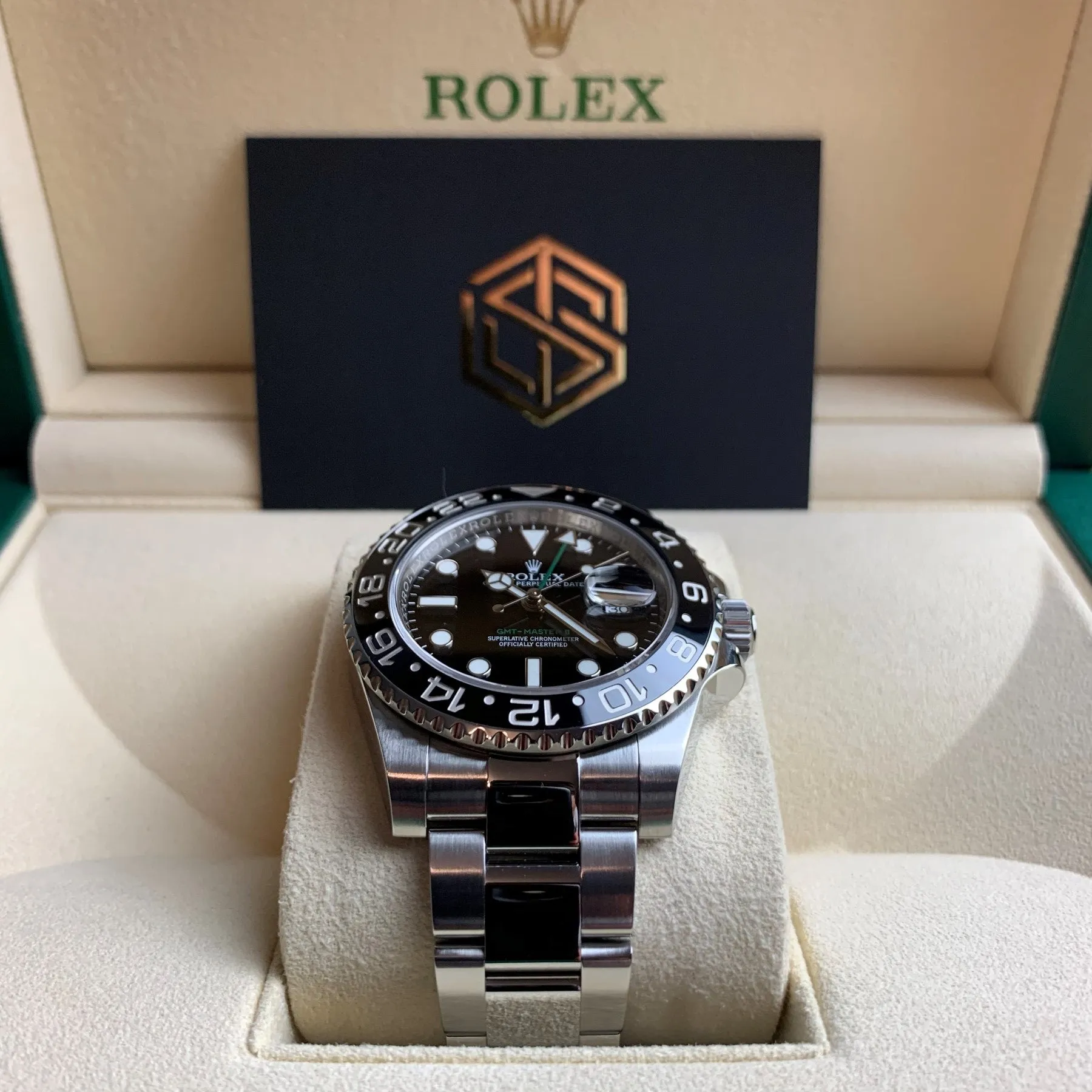 Rolex GMT-Master II 116710LN 2016 Mint Condition Full Set Watch