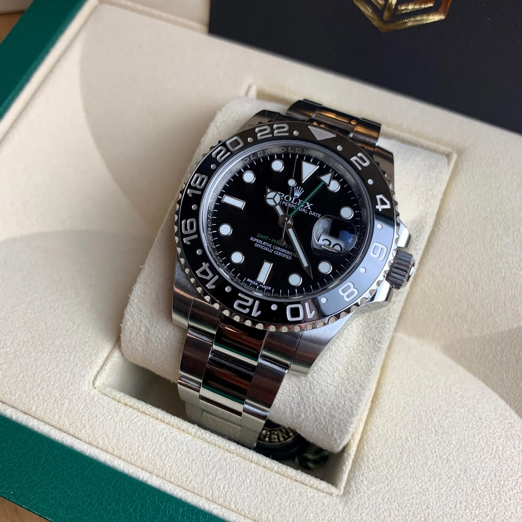 Rolex GMT-Master II 116710LN 2016 Mint Condition Full Set Watch