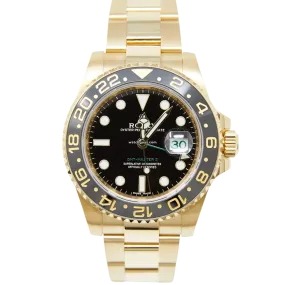 Rolex GMT-Master II 116718LN Yellow Gold