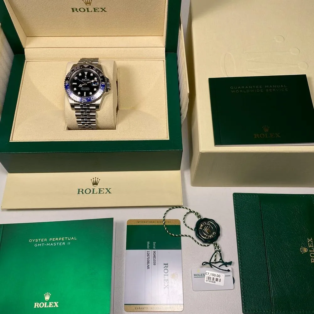 Rolex GMT Master II 126710 BLNR Batgirl
