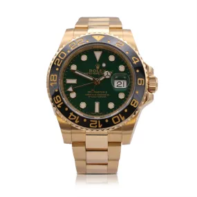 Rolex GMT Master II 40mm 18ct Yellow Gold Watch - Ref 116718