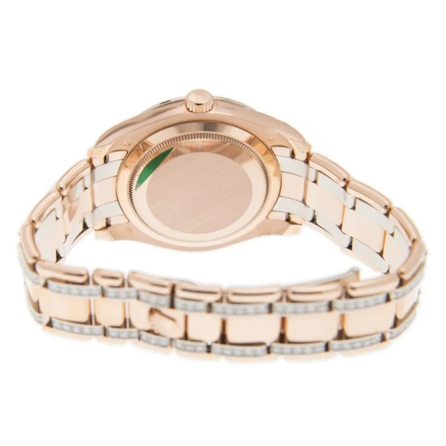 Rolex Pearlmaster 39 Diamond Pave Dial Men's 18kt Rose Gold Pearlmaster Watch 86285DRPM