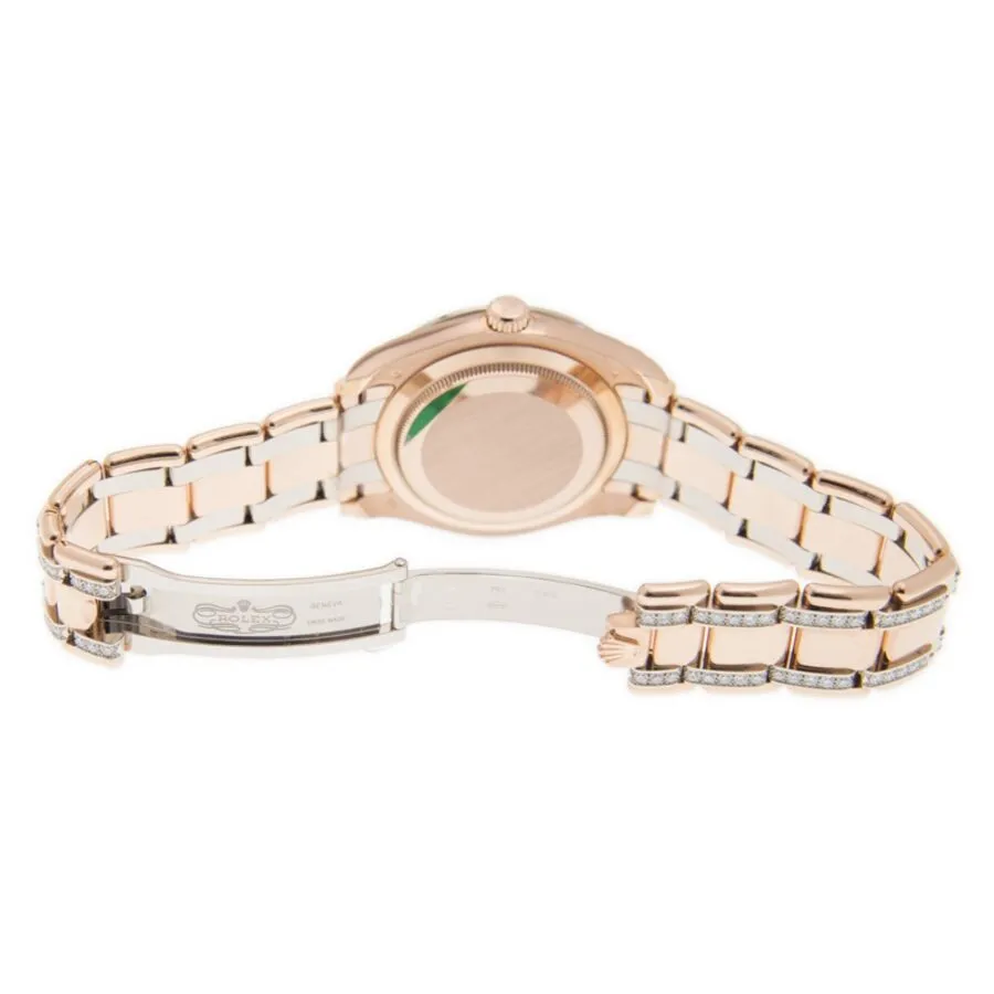 Rolex Pearlmaster 39 Diamond Pave Dial Men's 18kt Rose Gold Pearlmaster Watch 86285DRPM