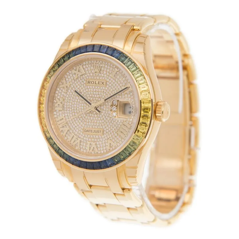 Rolex Pearlmaster Automatic Chronometer Diamond Men's Watch 86348 SAB