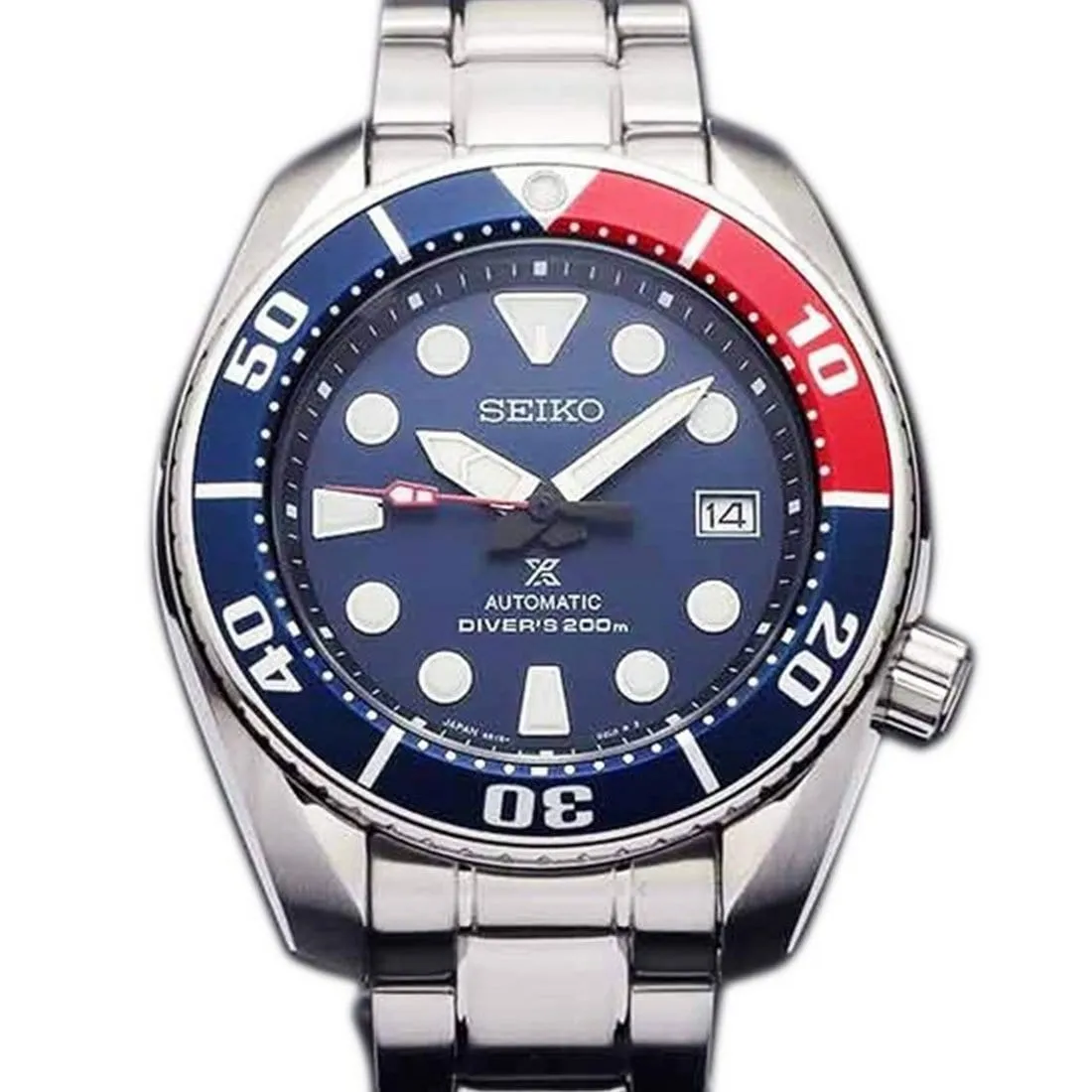 SBDC057 SBDC057J1 Seiko JDM Prospex Sumo Pepsi Mens Dive Watch