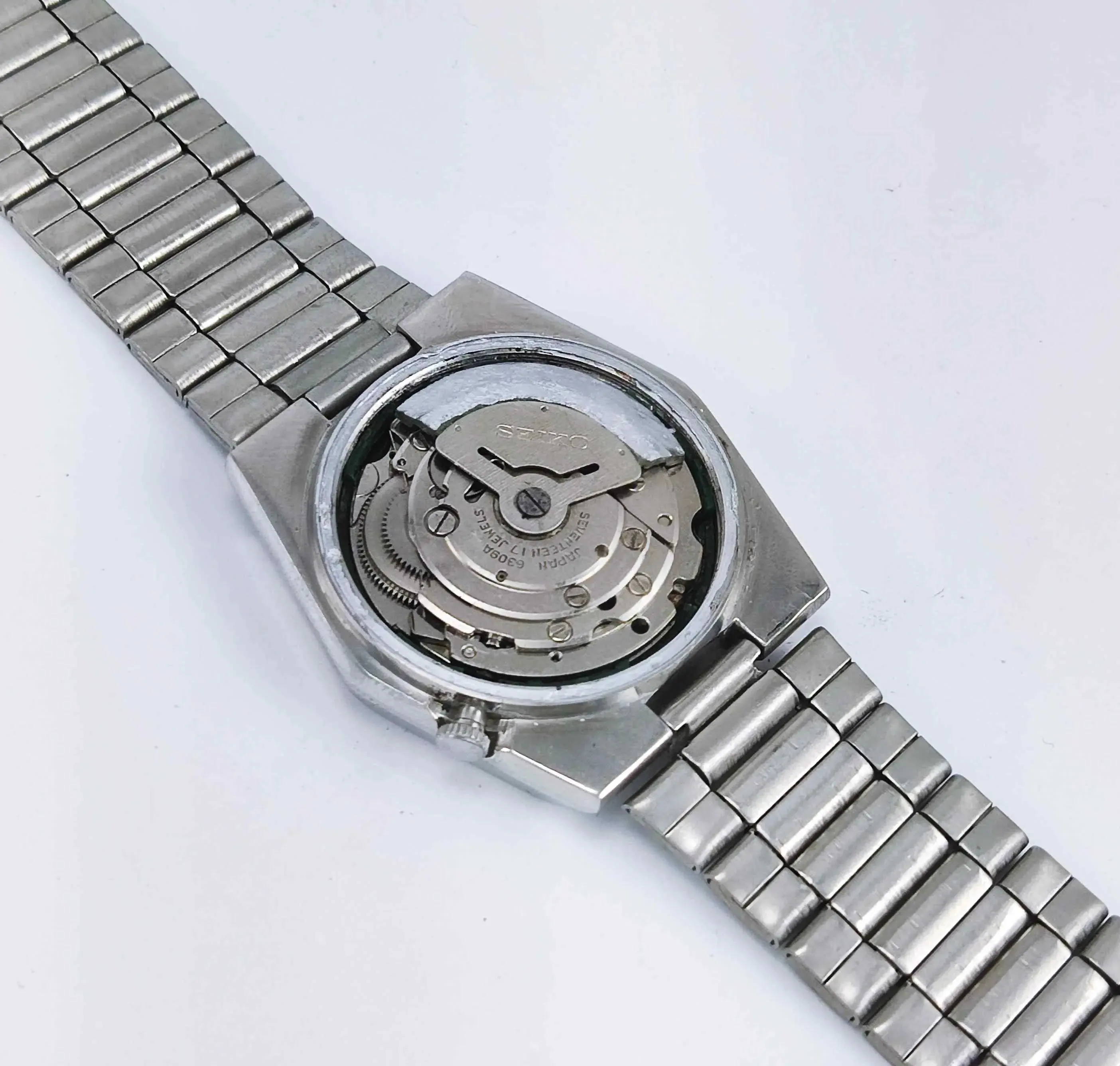 Seiko 5 Automatic 6309A 17 Jewels Turquoise Dial Day Date Men's Watch