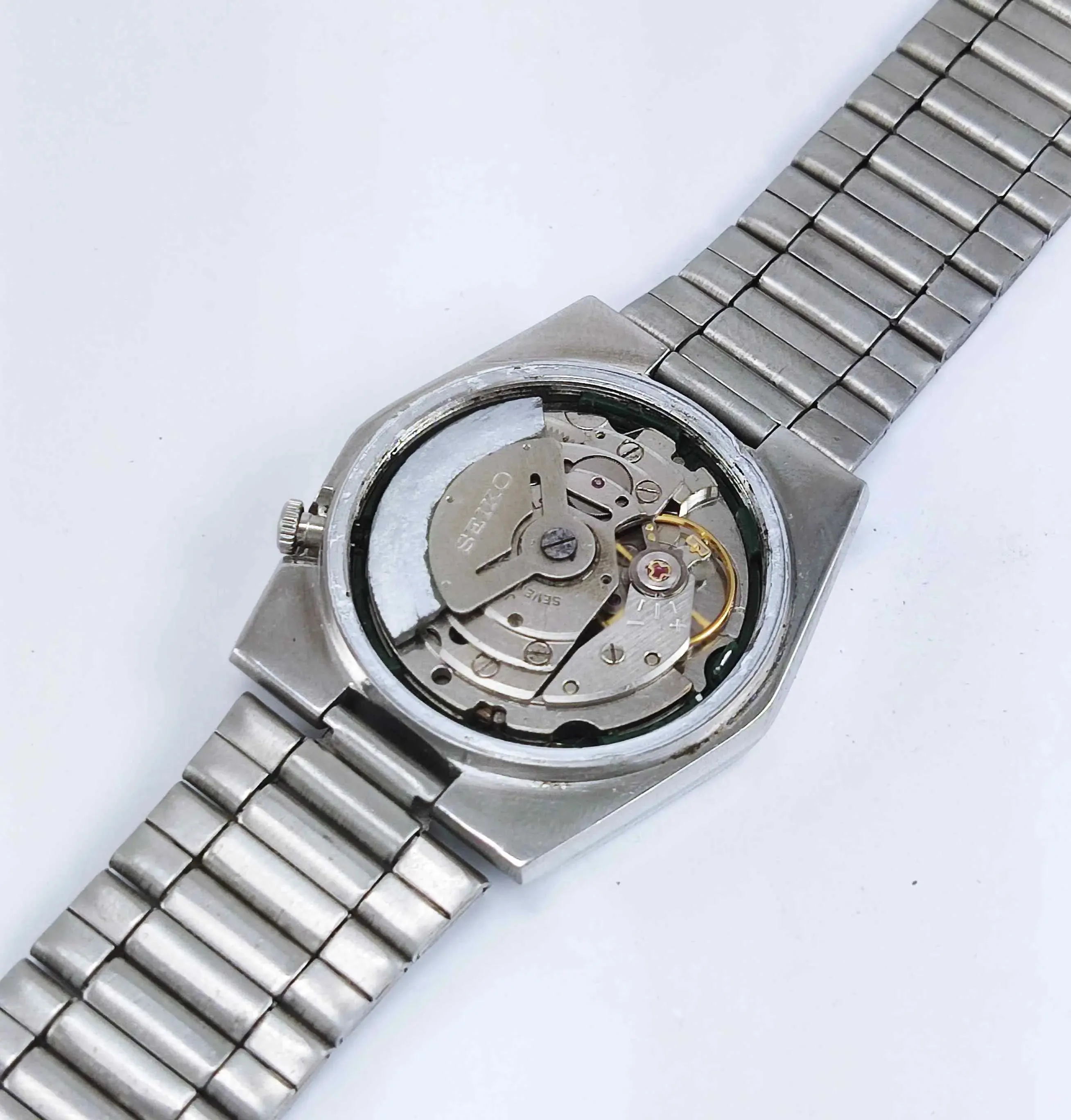 Seiko 5 Automatic 6309A 17 Jewels Turquoise Dial Day Date Men's Watch