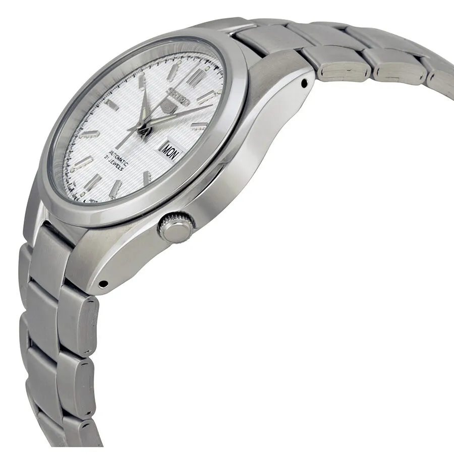 Seiko 5 Automatic Silver Dial Stainless Steel Men's Watch SNK601