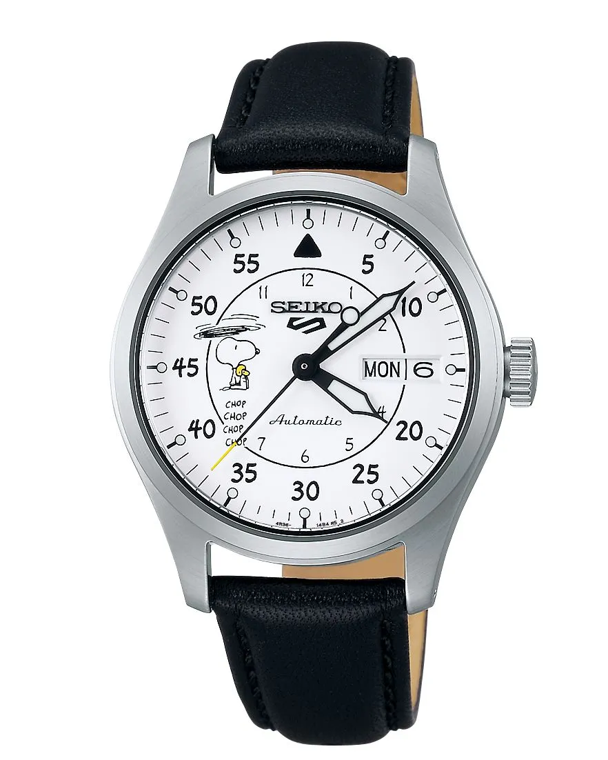 Seiko 5 Sports 36mm Peanuts Parachute Limited Edition Automatic Watch
