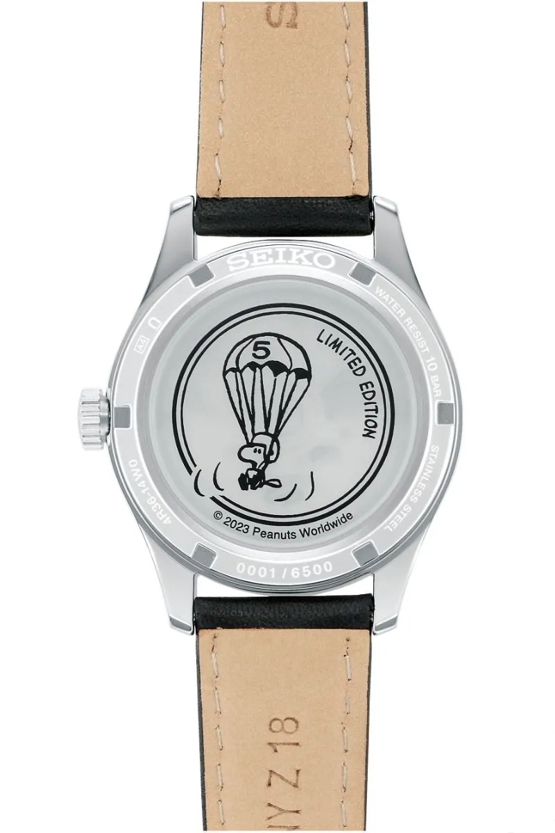 Seiko 5 Sports 36mm Peanuts Parachute Limited Edition Automatic Watch