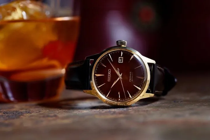 Seiko Presage Gents Brown Automatic Watch