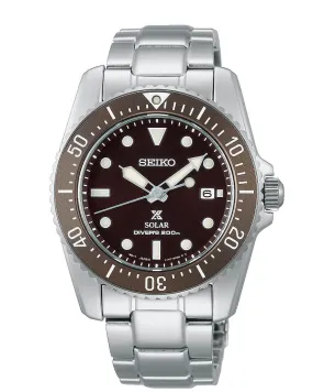 Seiko Prospex Gents Stainless Steel Solar Divers Watch