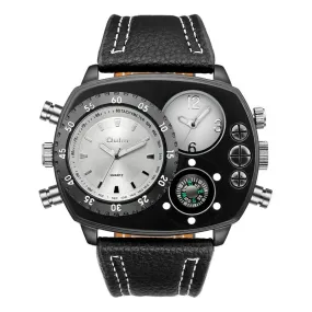 Sporty Men's Watches: Quartz Movement, Durable Glass, Comfortable Strap