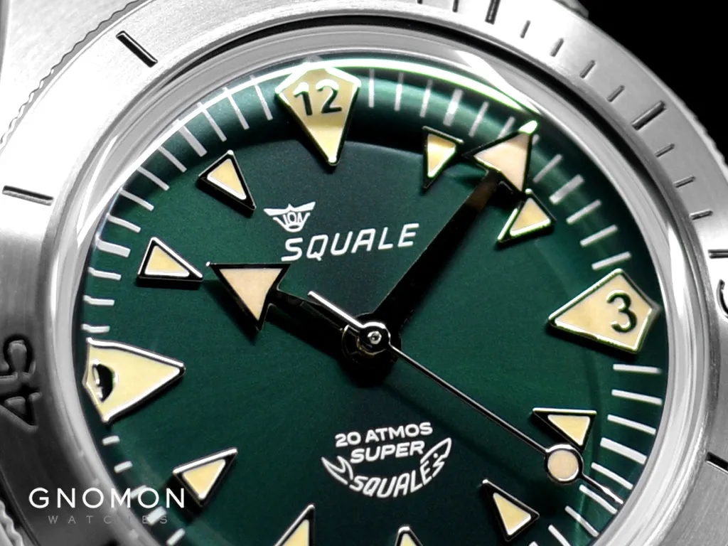 Super-Squale Big Arrows Green - Leather