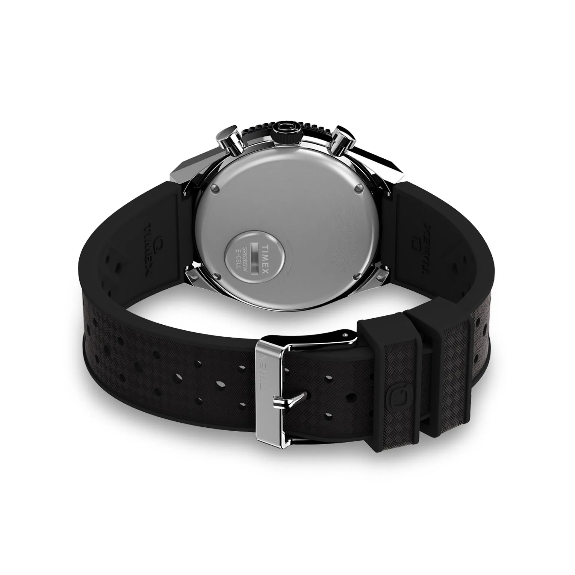 Timex Q Rubber Strap GMT Chronograph
