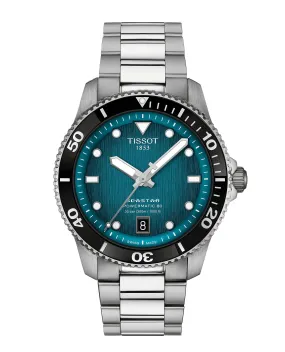 Tissot 40mm Seastar Blue Automatic Watch