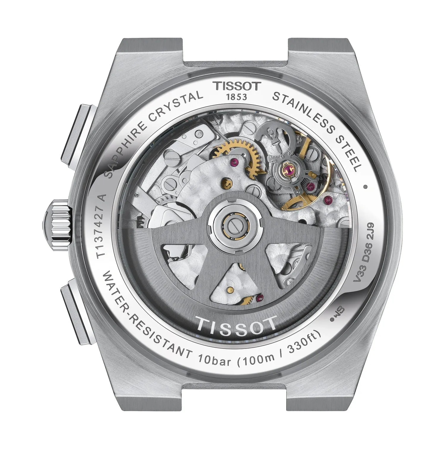 Tissot 42mm PRX Chronograph Stainless Steel Automatic Watch