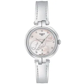 Tissot Women's T-Lady Flamingo White MOP Dial Watch - T0942101611101