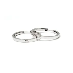 Titanium 24mm Hoop Earrings