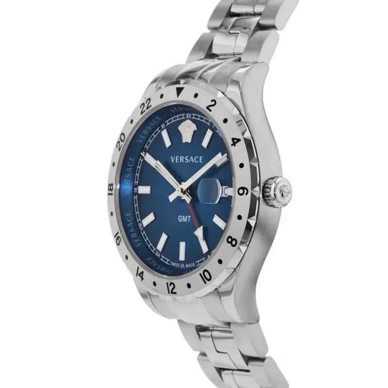 Versace Hellenyium Silver Steel Men's Watch V11010015