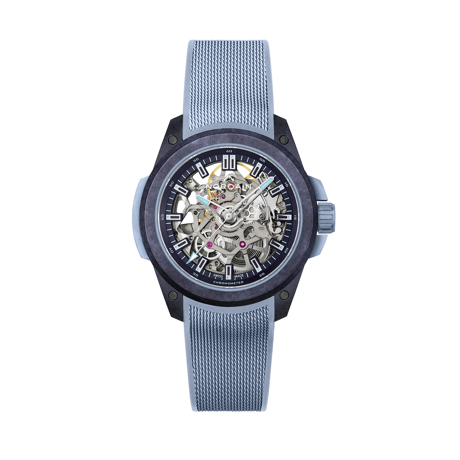 Wild One Skeleton 39MM - Purple Ice Blue