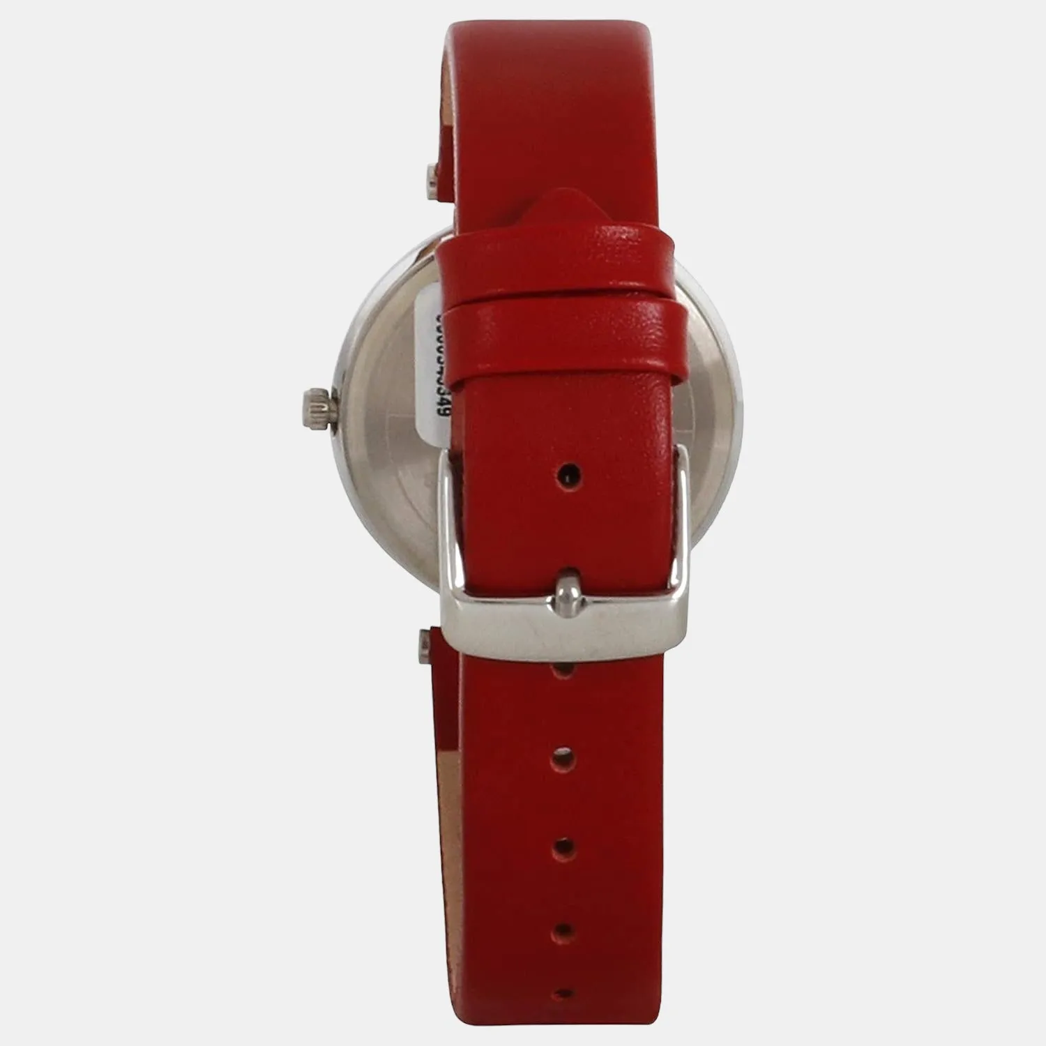 Women Silver Analog Leather Watch TWEL11815
