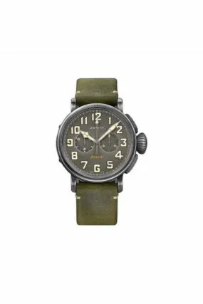 zenith pilot type 20 45mm stainless steel men's watch